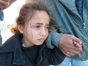 little girl in Tuwani