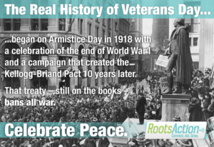 Armistice Day 99 Years On and the Need for a Peace to End All Wars