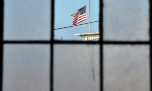 A window at Guantanamo Bay prison.