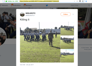 ROTC on social media - "Killing it"