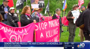 Memorial Day antiwar protest in Boston