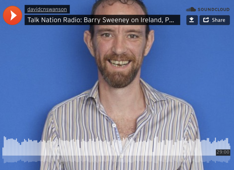Barry Sweeney on Talk Nation Radio