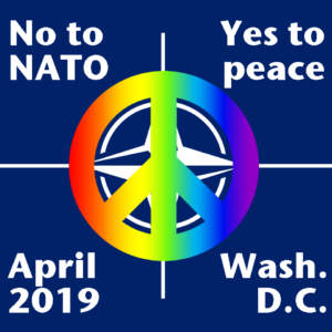 No a la OTAN - Sí a la paz - Abril 2019, Washington DC