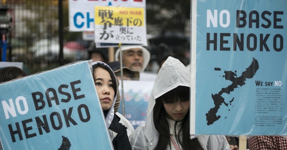 The devastation of Henoko is part of a larger, world-wide U.S. imperialist footprint. What happens in Okinawa matters for Indigenous peoples everywhere. (Photo: AFP)
