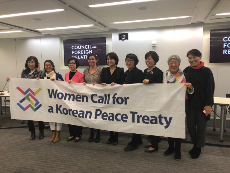 Women Call For a Korean Peace Treaty