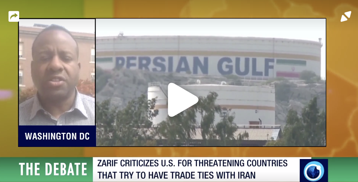 Video debate about Iran sanctions