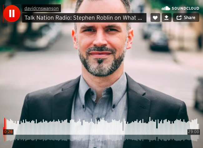 Stephen Roblin on Talk Nation Radio