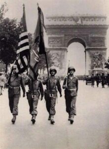 WW2 soldiers in Paris