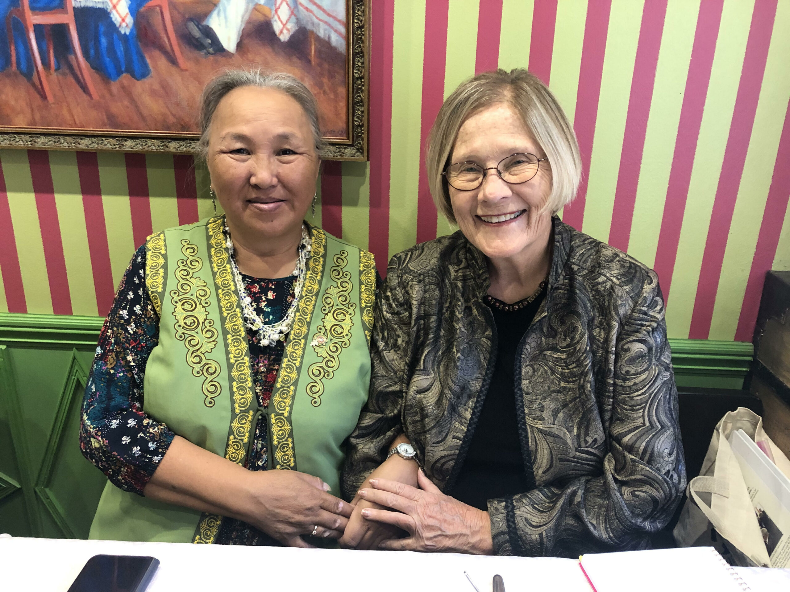 Maria Emelyanova and Ann Wright
