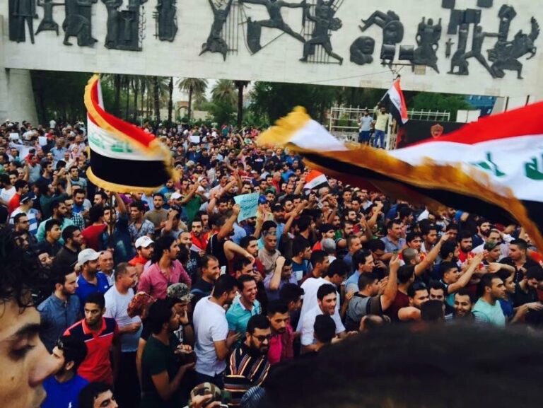 Iraqi protestors