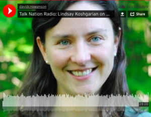 Lindsay Koshgarian auf Talk Nation Radio