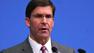 Defense Secretary Mark Esper, a former top executive at Raytheon, one of the nation’s largest defense contractors, was recognized as a top corporate lobbyist by the Hill newspaper two years in a row.