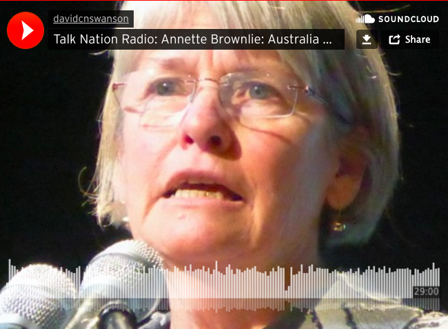 Annette Brownlie on Talk Nation Radio