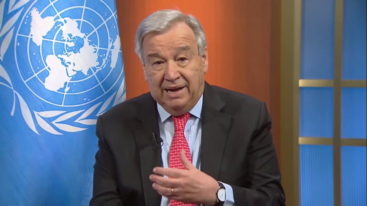 United Nations Chief Calls For Global Ceasefire World BEYOND War
