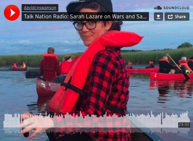 Sarah Lazare on Talk Nation Radio