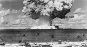 atomic test at Bikini atoll