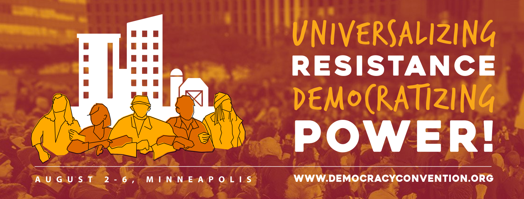 Democracy Convention Banner 2017