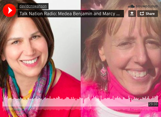 Marcy Winograd and Medea Benjamin on Talk Nation Radio