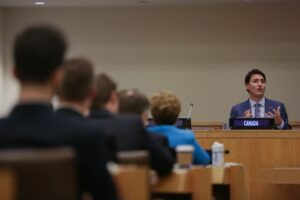 Pierre Trudeau az ENSZ-nél