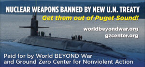 Seattle Area Billboards Inform Citizens of the Entry into Force of the Treaty on the Prohibition of Nuclear Weapons