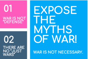 Expose the myths of war