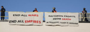 Peace Activists Occupy Roof of Raytheon Building to Protest War Profiteering
