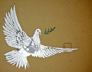 Banksy peace dove