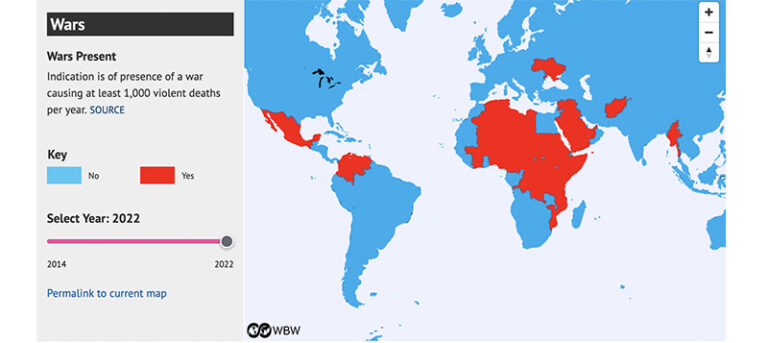example of a map from mapping militarism