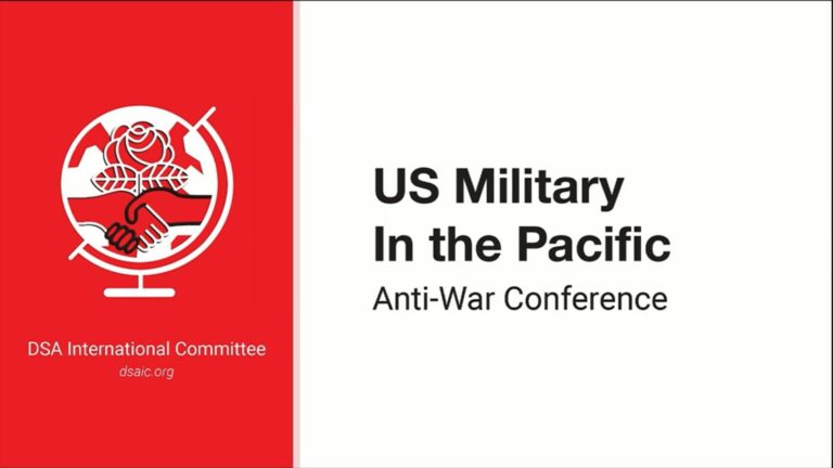 antiwar conference logo - US Military in Pacific