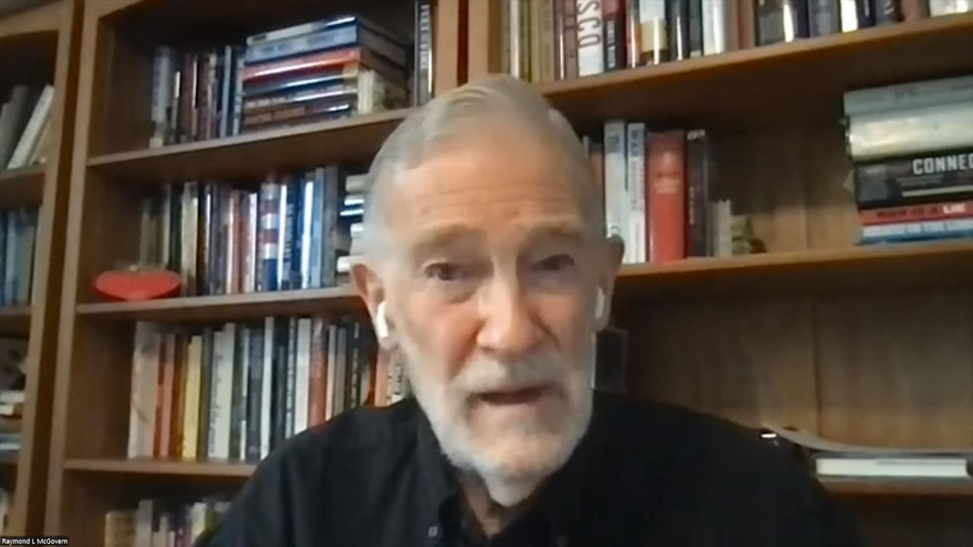 peace activist Ray McGovern