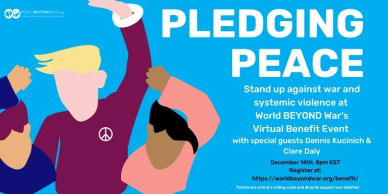 Comprometiendo la paz: regístrese para unirse al evento benéfico virtual de WBW con Dennis Kucinich y Clare Daly el 14 de diciembre de 2022