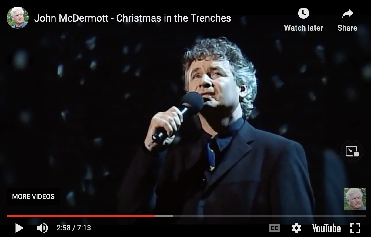 John McDermott - Christmas in the Trenches
