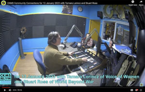 VIDEO: Tamara Lorincz of Canadian Voice of Women for Peace and Stuart Ross of World BEYOND War on Making Peace