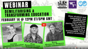 Video: Demilitarising and Transforming Education