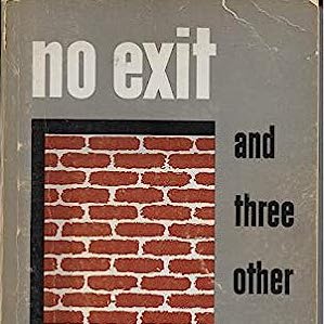 "No Exit" by Jean Paul Sartre - antique paperback book