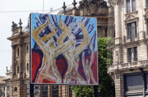 Billboards Honoring Bertha von Suttner Go Up in Munich