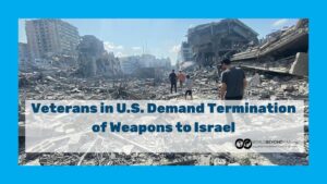 Veterans in U.S. Demand Termination of Weapons to Israel