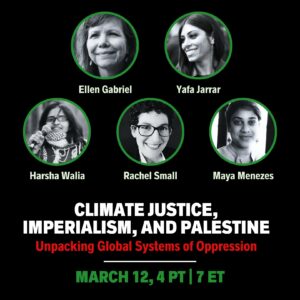 Climate Justice, Imperialism and Palestine: Unpacking Global Systems of Oppression