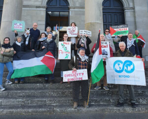 Peace Activists Protest U.S. Military Use of Ireland in Support of Genocide in Gaza