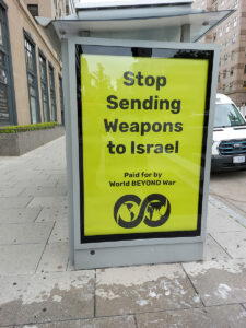 Everywhere You Go in Downtown DC: STOP SENDING WEAPONS TO ISRAEL
