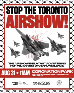 World BEYOND War and Allies Build Opposition to Toronto Air Show