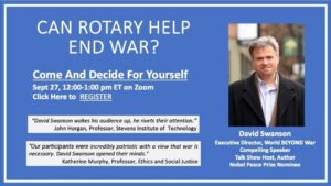 Can Rotary Help End War?