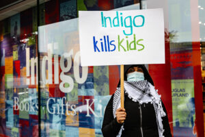 Protests at 50 Indigo Bookstores in Canada Highlight Company's Connection to Israeli Military