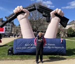 German Media Covers Protest of NATO Base