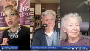 Kathy Kelly and David Swanson on Santita Jackson Show