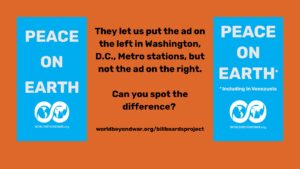 Washington D.C. Censors Peace on Billboards