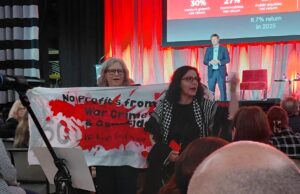 Ontario Teachers Disrupt Pension CEO, Demand Divestment from War