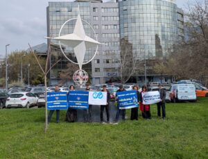 WBW Romania Protested NATO on April 1st