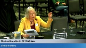 Denouncing General Dynamics Planned Explosives Factory Expansion in Quebec