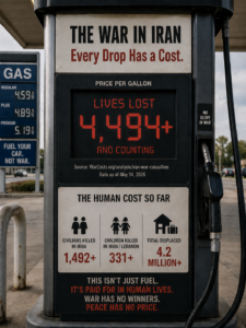 How to Help End War at a Gas Station or Grocery Store
